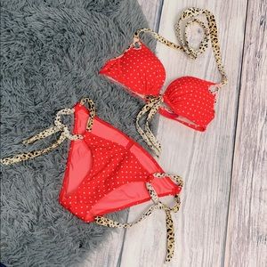 Pink Polka Dot Victoria Secret Bikini